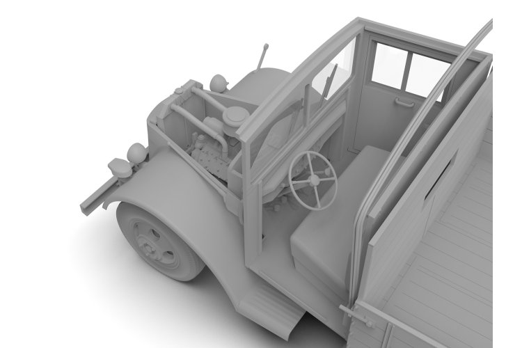 1:35 ICM 35410 WWII German Truck V3000S/SSM Maultier - Einheitsfahrerhaus - Icm35410 6 - ICM35410