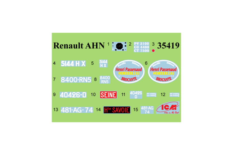 1:35 ICM 35419 AHN2 - French Truck - Icm35419frame 7 2 - ICM35419