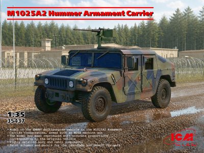1:35 ICM 35437 M1025A2 Humvee Armament Carrier - Amerikaans Pantservoertuig - Icm35437 1 - ICM35437