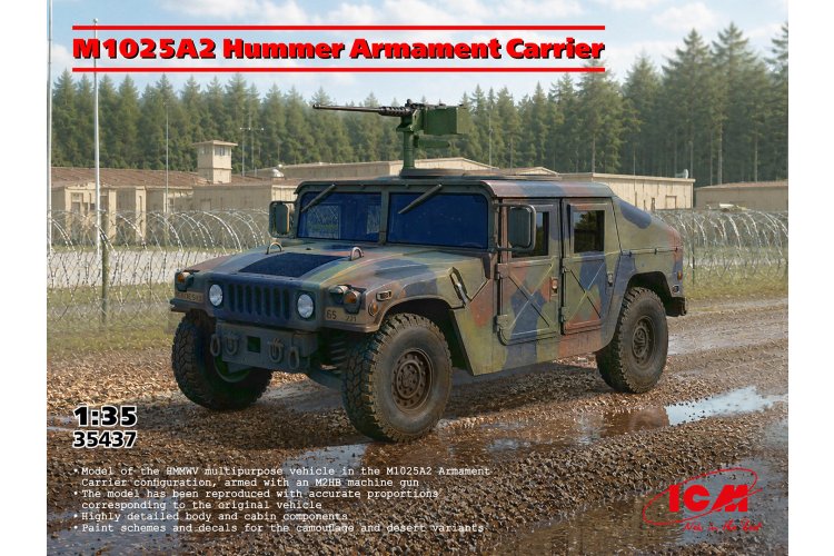 1:35 ICM 35437 M1025A2 Humvee Armament Carrier - Amerikaans Pantservoertuig - Icm35437 1 - ICM35437