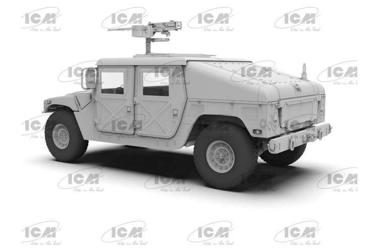 1:35 ICM 35437 M1025A2 Humvee Armament Carrier - Amerikaans Pantservoertuig - Icm35437 4 - ICM35437