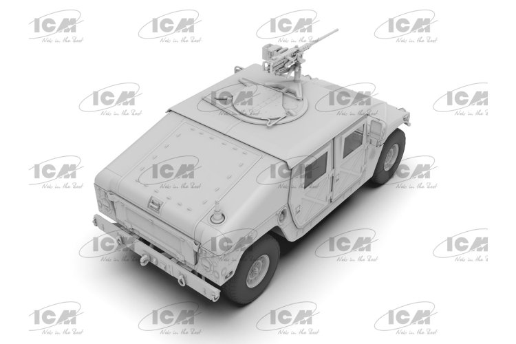 1:35 ICM 35437 M1025A2 Humvee Armament Carrier - Amerikaans Pantservoertuig - Icm35437 5 - ICM35437