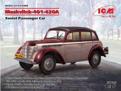 1:35 ICM 35484 Moskvitch 401 420A Soviet Passenger car - Icm35484 1 1 - ICM35484