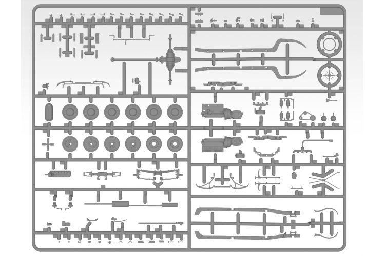 1:35 ICM 35542 Mercedes-Benz Typ 320 (W142) Soft Top - WWII German staff car - Icm35542 9 - ICM35542