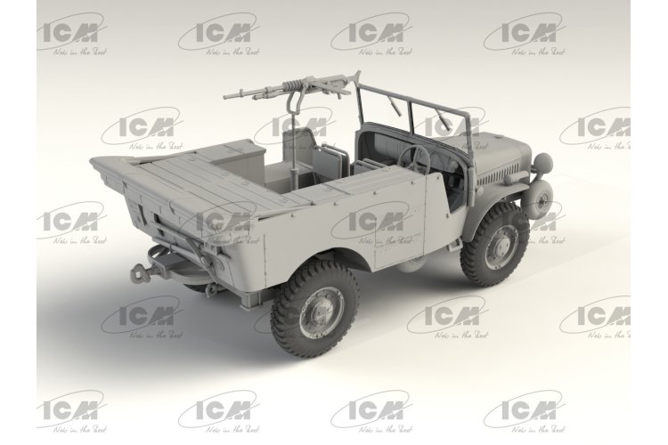 1:35 ICM 35572 Laffly V15T with Hotchkiss machine gun - Icm35572 laffly v15t armed 135 r2 - ICM35572