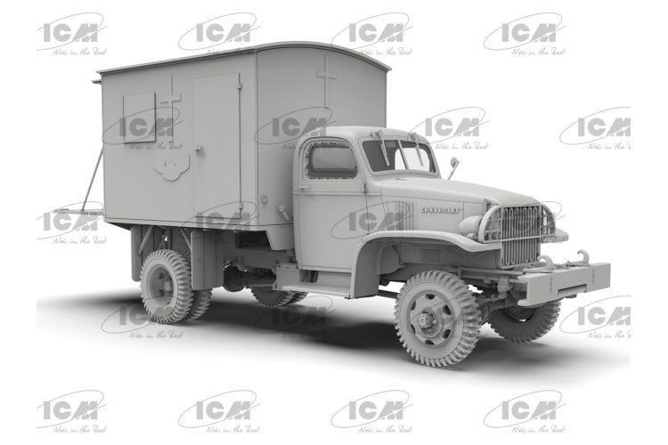 1:35 ICM 35586 WWII British Army Mobile Chapel