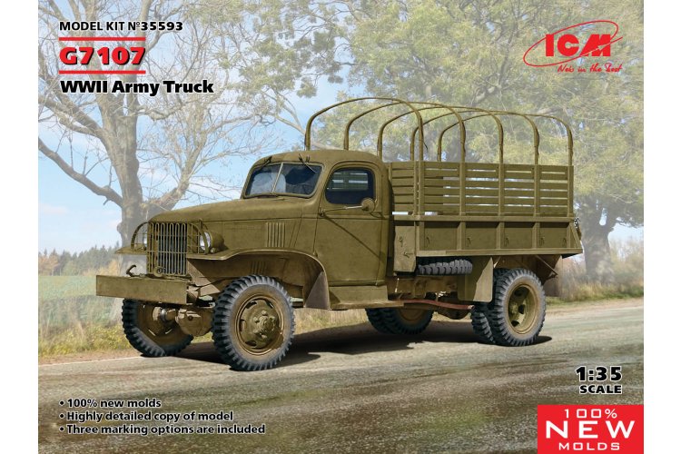 1:35 ICM 35593 G7107 WWII Army Truck - Icm35593 1 - ICM35593