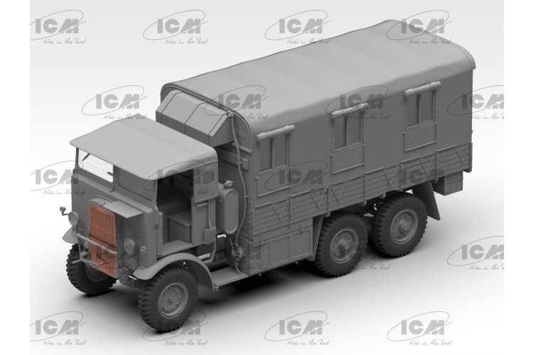 1:35 ICM 35603 Leyland Retriever - Monty's Office Caravan WWII - Military Truck - Icm35603 2 - ICM35603