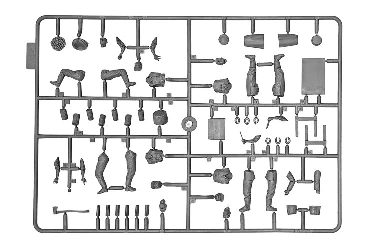 1:35 ICM 35618 Field Kitchen - German Field Kitchen Diorama WWII with Cooks - Icm35618 11 - ICM35618