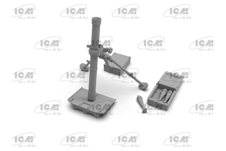 1:35 ICM 35716  s.Gr.W.34 WWII German Mortar - Icm35716 2 - ICM35716