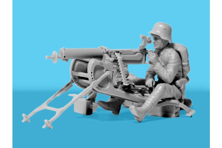 1:35 ICM 35724 Tankabwehr 1918 &ndash; WWI German Anti-Tank Unit &ndash; 4 Figures - Icm35724 2 - ICM35724
