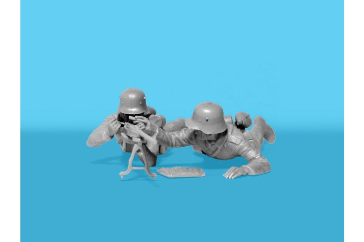 1:35 ICM 35724 Tankabwehr 1918 &ndash; WWI German Anti-Tank Unit &ndash; 4 Figures - Icm35724 3 - ICM35724