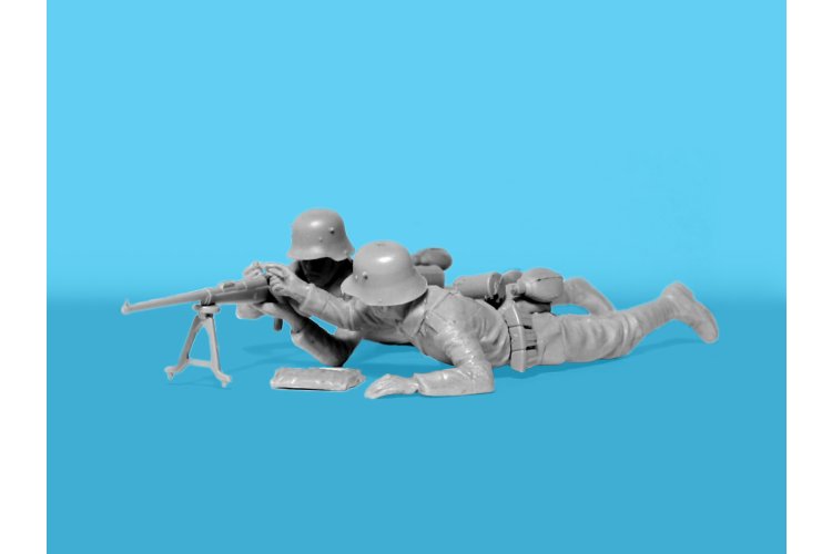 1:35 ICM 35724 Tankabwehr 1918 &ndash; WWI German Anti-Tank Unit &ndash; 4 Figures - Icm35724 5 - ICM35724
