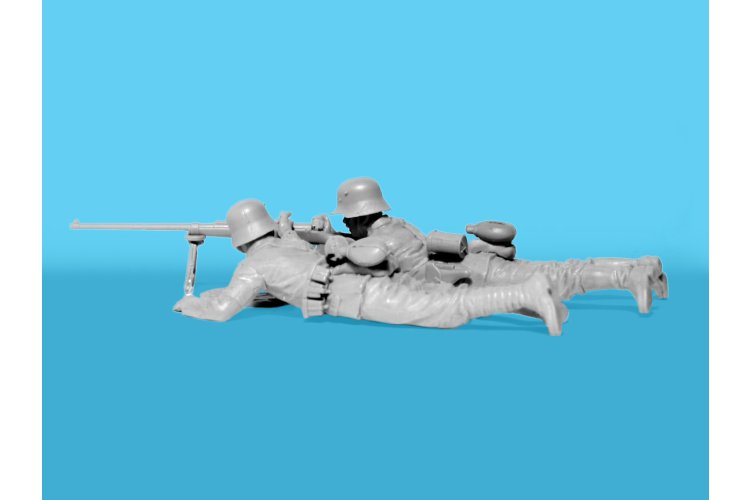 1:35 ICM 35724 Tankabwehr 1918 &ndash; WWI German Anti-Tank Unit &ndash; 4 Figures - Icm35724 6 - ICM35724