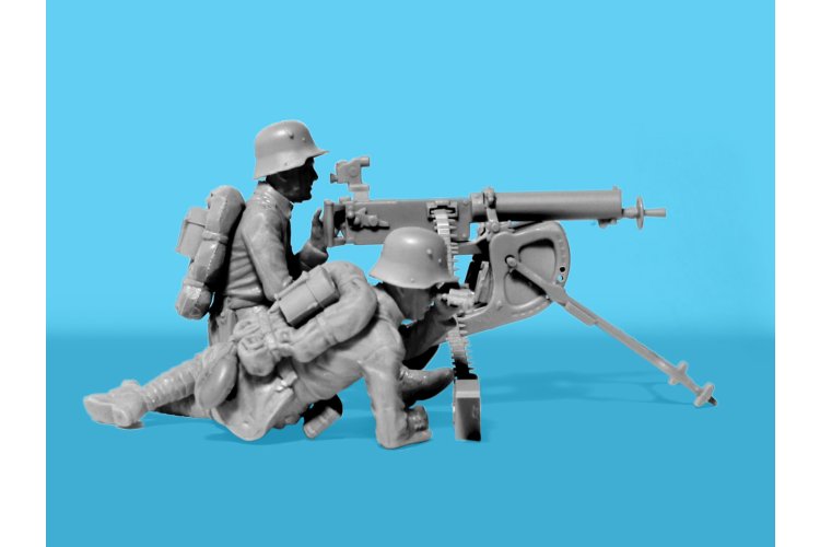 1:35 ICM 35724 Tankabwehr 1918 &ndash; WWI German Anti-Tank Unit &ndash; 4 Figures - Icm35724 8 - ICM35724