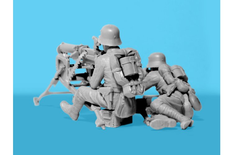1:35 ICM 35724 Tankabwehr 1918 &ndash; WWI German Anti-Tank Unit &ndash; 4 Figures - Icm35724 9 - ICM35724