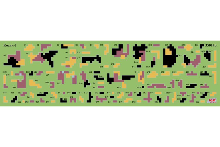 1:35 ICM 35748 Chevrons of Personnel and Camouflage of Military Vehicles of the Ukrainian Army - Icm35748 4 - ICM35748