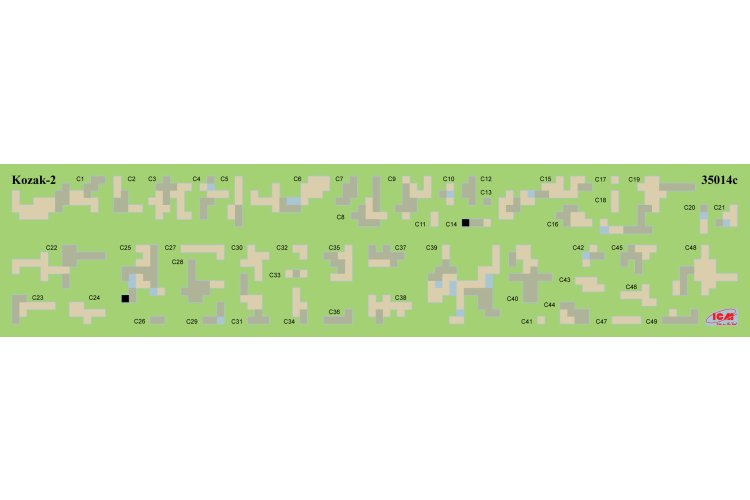 1:35 ICM 35748 Chevrons of Personnel and Camouflage of Military Vehicles of the Ukrainian Army - Icm35748 5 - ICM35748