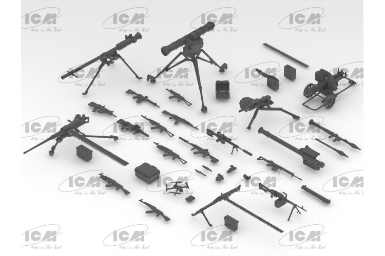 1:35 ICM 35749 Infantry Weapons and Chevrons of the Ukrainian Armed Forces - Icm35749 2 - ICM35749