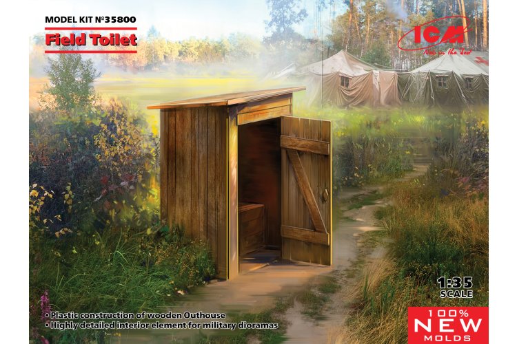 1:35 ICM 35800 Field Toilet - Icm35800 1 - ICM35800
