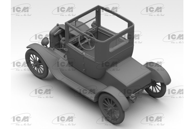 1:35 ICM 35830 Ford Model T Doctor&rsquo;s Coupe 1918 &ndash; American Classic Car - Icm35830 5 - ICM35830