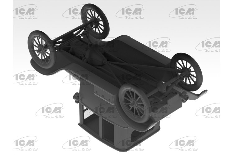 1:35 ICM 35830 Ford Model T Doctor&rsquo;s Coupe 1918 &ndash; American Classic Car - Icm35830 6 - ICM35830