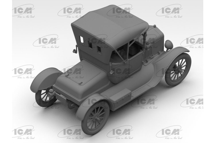1:35 ICM 35831 Ford Model T Runabout 1918 WWI - American Classic Car - Icm35831 2 - ICM35831