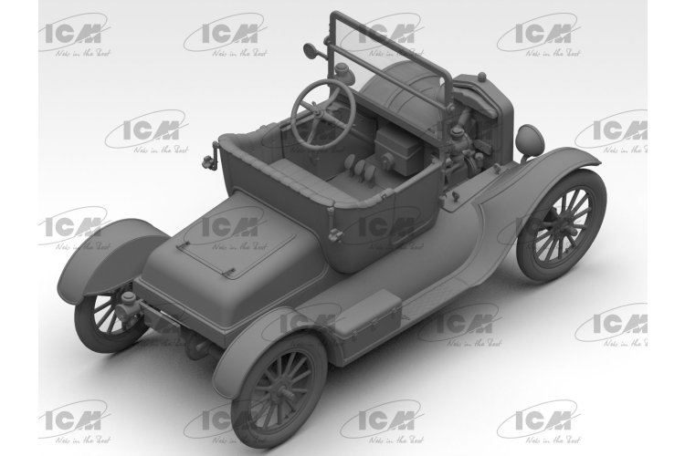 1:35 ICM 35831 Ford Model T Runabout 1918 WWI - American Classic Car - Icm35831 4 - ICM35831