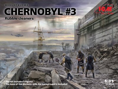 1:35 ICM 35903 Chernobyl#3. Rubble cleaners (5 figures) - Icm35903 1 1 - ICM35903
