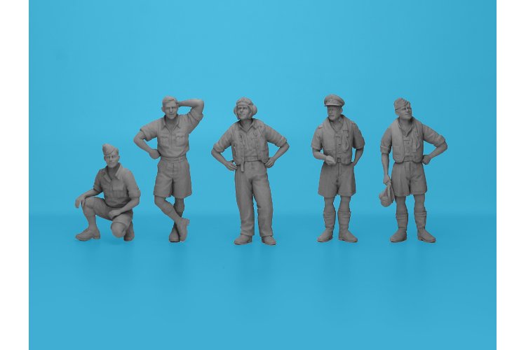 1:48 ICM 48080 RAF Pilots in Tropical Uniforms 1941-1945 - Icm48080 1 - ICM48080