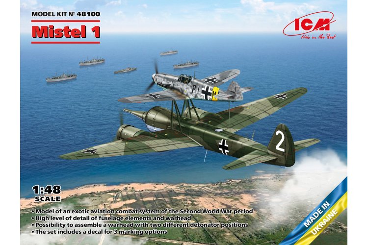 1:48 ICM48100 Mistel 1 - WWII German Composite Aircraft - Icm48100 1 - ICM48100