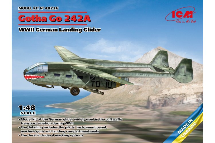 1:48 ICM 48226 Gotha Go 242A Plane - Icm48226 en scaled 1 - ICM48226