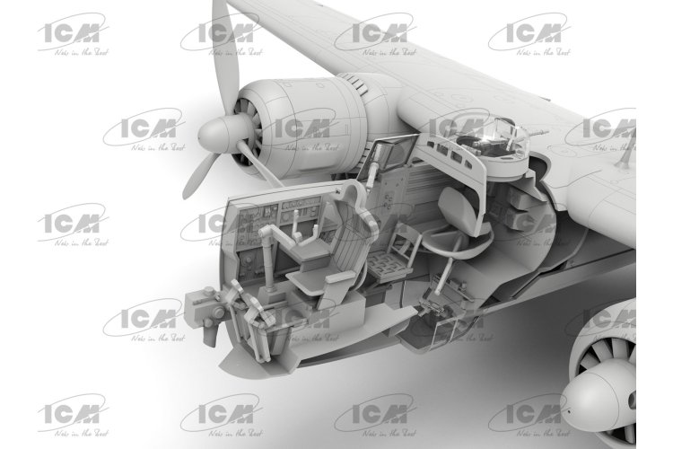 1:48 ICM 48273 Dornier Do 217 - Do 217 K-1 - WWII German Bomber - Propeller Aircraft - Icm48273 6 - ICM48273