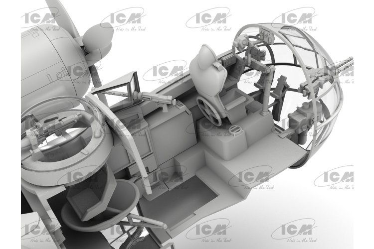 1:48 ICM 48273 Dornier Do 217 - Do 217 K-1 - WWII German Bomber - Propeller Aircraft - Icm48273 7 - ICM48273