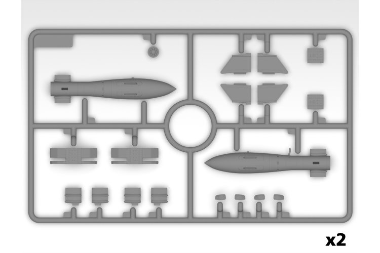 1:48 ICM 48275 Dornier Do 217K-2 met Fritz-X - WWII Duitse Bommenwerper - Propellervliegtuig - Icm48275 17 - ICM48275