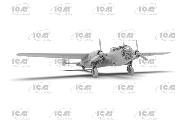 1:48 ICM 48275 Dornier Do 217K-2 met Fritz-X - WWII Duitse Bommenwerper - Propellervliegtuig - Icm48275 5 - ICM48275