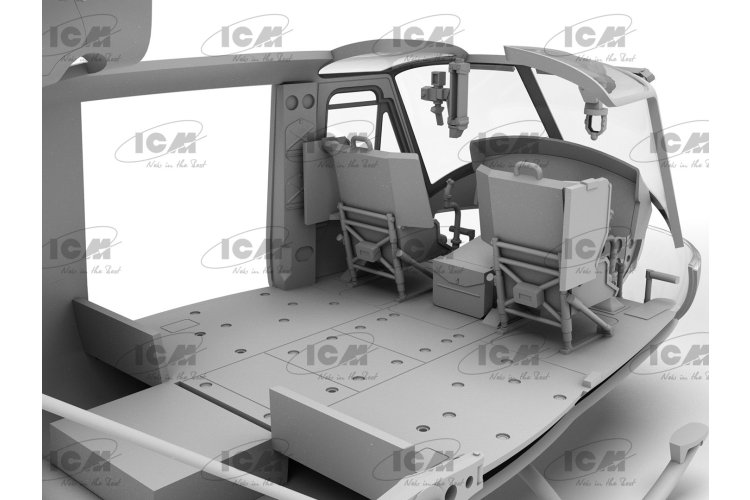 1:48 ICM 48293 Bell UH-1C Huey Gunship - Amerikaanse Aanvalshelikopter - Icm48293 11 - ICM48293