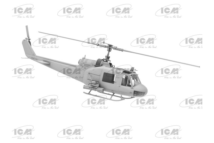 1:48 ICM 48293 Bell UH-1C Huey Gunship - Amerikaanse Aanvalshelikopter - Icm48293 12 - ICM48293