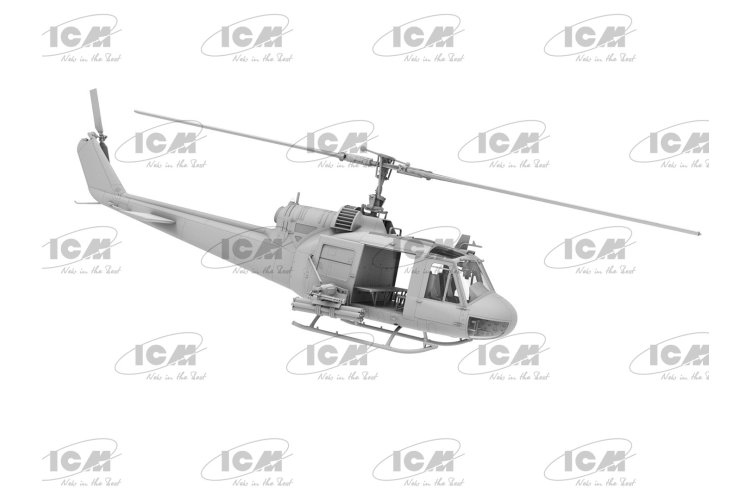 1:48 ICM 48293 Bell UH-1C Huey Gunship - Amerikaanse Aanvalshelikopter - Icm48293 13 - ICM48293
