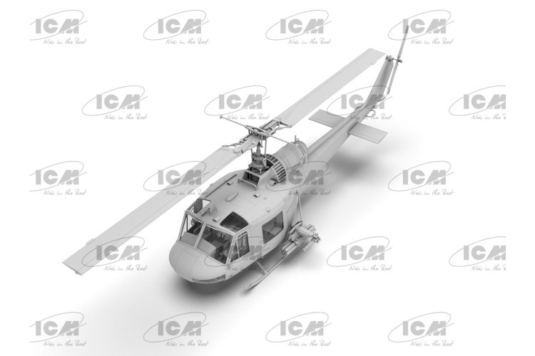 1:48 ICM 48293 Bell UH-1C Huey Gunship - Amerikaanse Aanvalshelikopter - Icm48293 14 - ICM48293