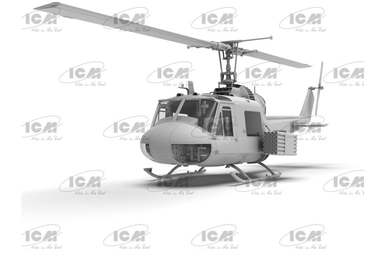 1:48 ICM 48293 Bell UH-1C Huey Gunship - Amerikaanse Aanvalshelikopter - Icm48293 5 - ICM48293