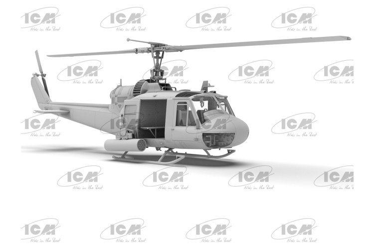 1:48 ICM 48293 Bell UH-1C Huey Gunship - Amerikaanse Aanvalshelikopter - Icm48293 6 - ICM48293