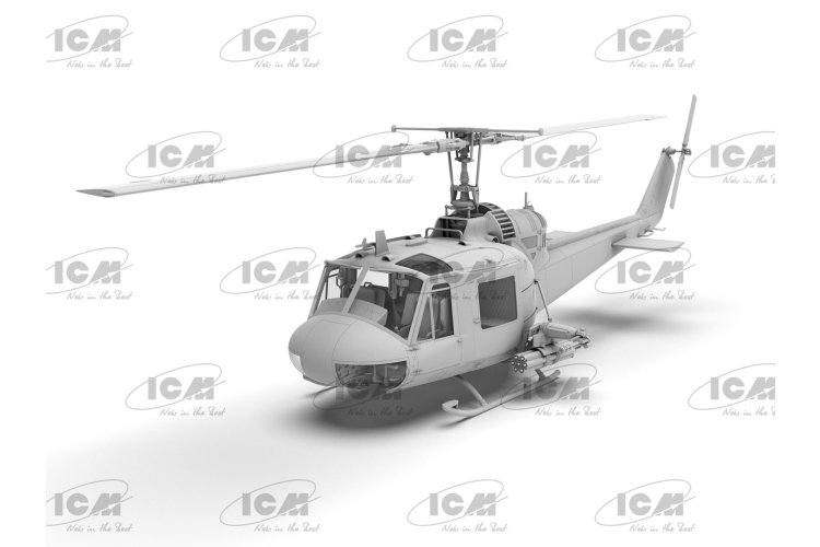 1:48 ICM 48293 Bell UH-1C Huey Gunship - Amerikaanse Aanvalshelikopter - Icm48293 7 - ICM48293