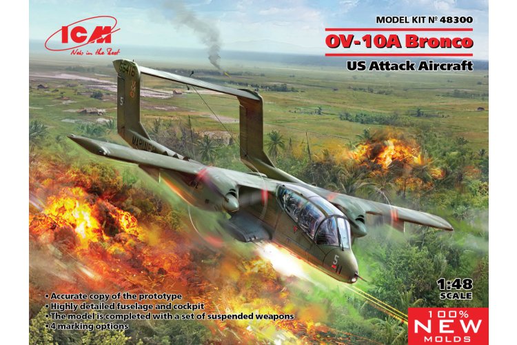 1:48 ICM 48300 OV-10 Bronco, US Attack Aircraft - Icm48300 1 - ICM48300