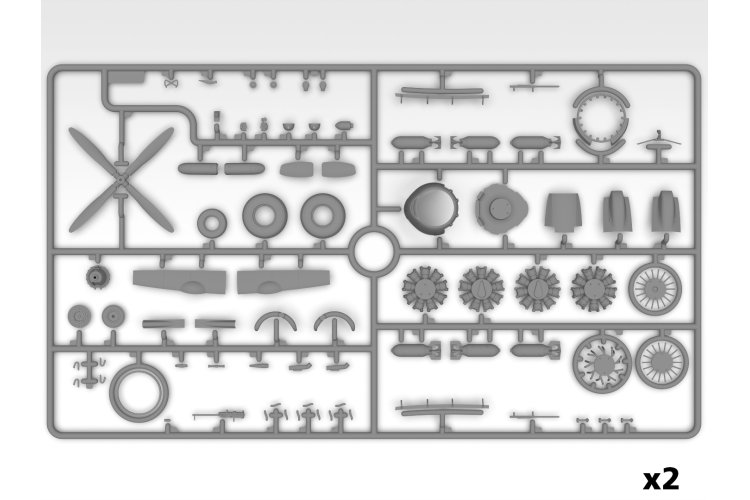 1:48 ICM 48322 D-Day 80 B-26B Marauder with USAAF Pilots and Ground Personnel - Icm48322 6 - ICM48322