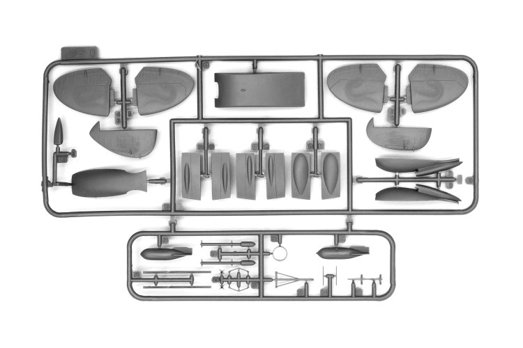 1:48 ICM 48324 Conquerors of Europe's Sky - B-26C Marauder - P-51D Mustang - Spitfire MK XVI - 3-Kits! - Icm48324 12 - ICM48324