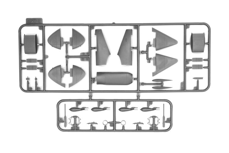 1:48 ICM 48324 Conquerors of Europe's Sky - B-26C Marauder - P-51D Mustang - Spitfire MK XVI - 3-Kits! - Icm48324 13 - ICM48324