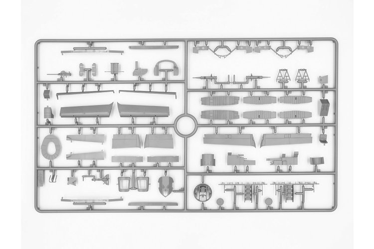 1:48 ICM 48324 Conquerors of Europe's Sky - B-26C Marauder - P-51D Mustang - Spitfire MK XVI - 3-Kits! - Icm48324 20 - ICM48324