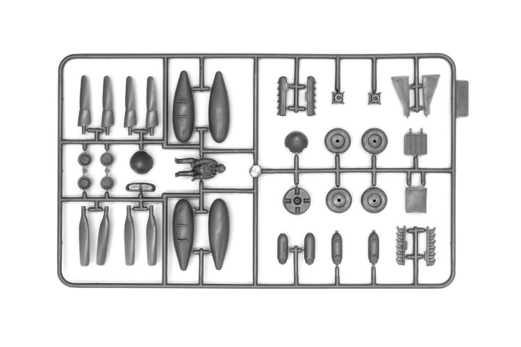 1:48 ICM 48324 Conquerors of Europe's Sky - B-26C Marauder - P-51D Mustang - Spitfire MK XVI - 3-Kits! - Icm48324 6 - ICM48324