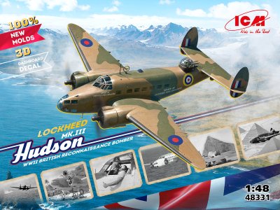 1:48 ICM 48331 Lockheed Hudson Mk.III WWII - British Reconnaissance Bomber - Icm48331 1 - ICM48331